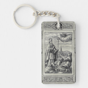 Saint Valentine Bishop of Terni  Key Ring