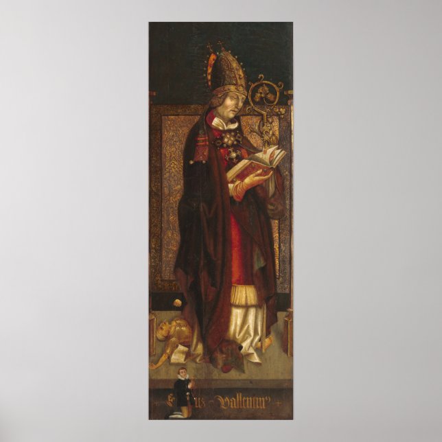 Saint Valentine - Tyrolean German Fine Art Poster (Front)