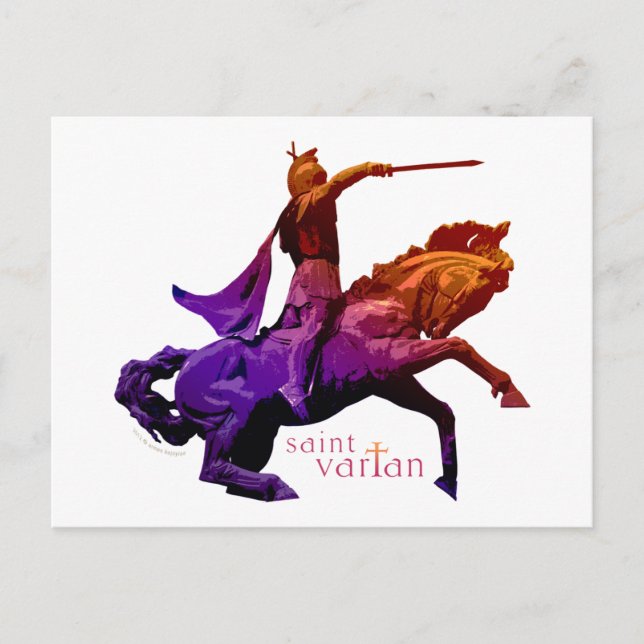 Saint Vartan Postcard (Front)
