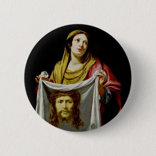 Saint Veronica 6 Cm Round Badge