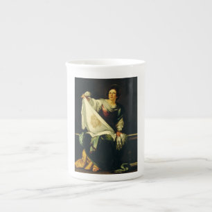 Saint Veronica by Bernardo Strozzi Bone China Mug