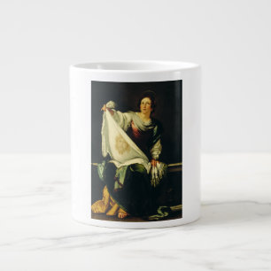 Saint Veronica by Bernardo Strozzi Large Coffee Mug