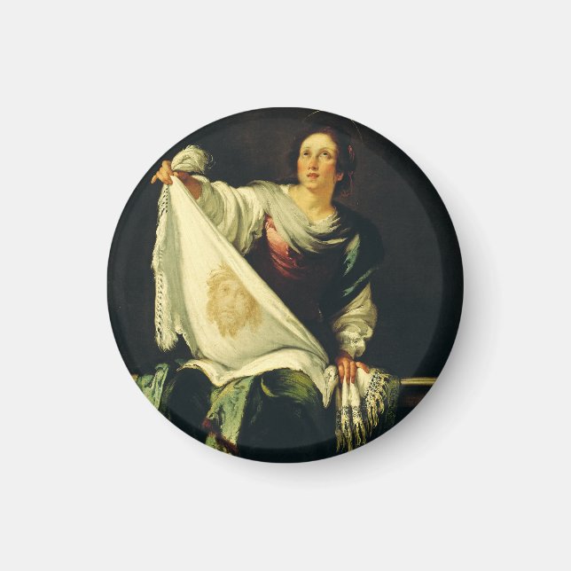 Saint Veronica by Bernardo Strozzi Magnet (Front)