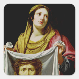 Saint Veronica Square Sticker