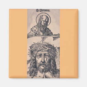 Saint Veronica with the Vernicle by Hans Burgkmair Magnet