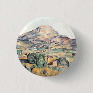 Saint-Victoire Barnes Mountain Paul Cezanne 3 Cm Round Badge