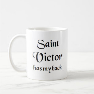 saint victor coffee mug
