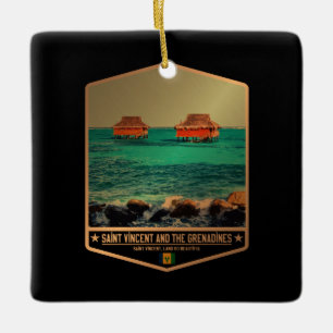 Saint Vincent and the Grenadines Ceramic Ornament