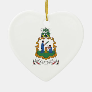 Saint Vincent and the Grenadines Coat of Arms Ceramic Ornament