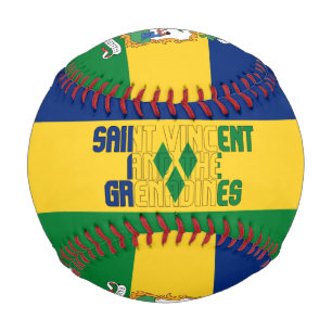 Saint Vincent and the Grenadines Flag and Coat Baseball
