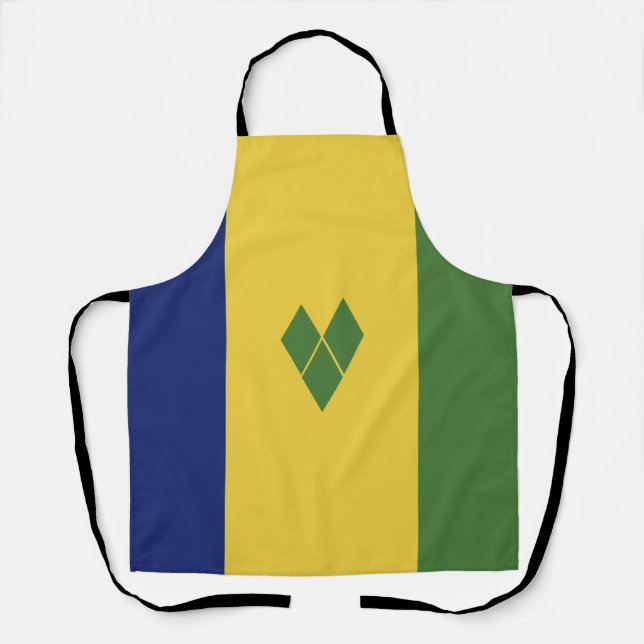 Saint Vincent and the Grenadines flag Apron (Front)
