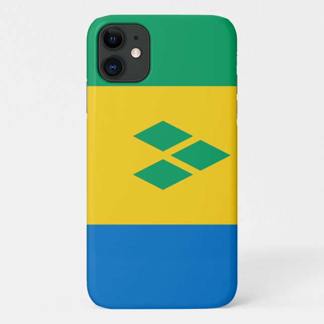 Saint Vincent  and the Grenadines Flag Case-Mate iPhone Case (Back)