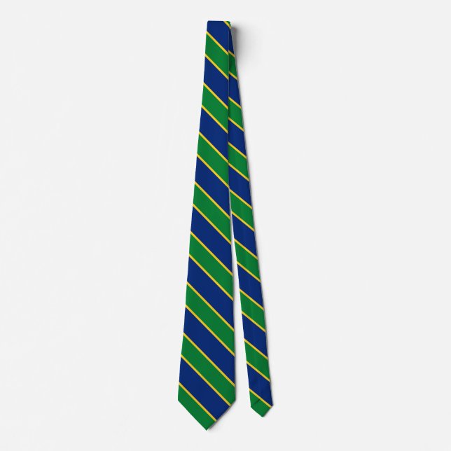Saint Vincent and the Grenadines Flag Elegant Tie (Front)