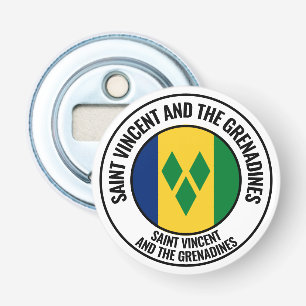 Saint Vincent and the Grenadines Flag Gorgeous Bottle Opener