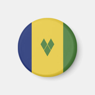 Saint Vincent and the Grenadines flag Magnet