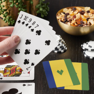 Saint Vincent and the Grenadines flag Playing Cards