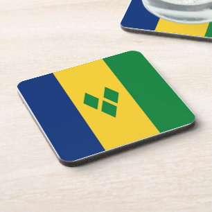 Saint Vincent and the Grenadines Flag Vincy Coaster