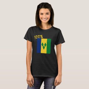 Saint Vincent and the Grenadines Flag Vincy T-Shirt