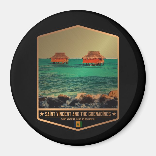 Saint Vincent and the Grenadines Magnet (Front)