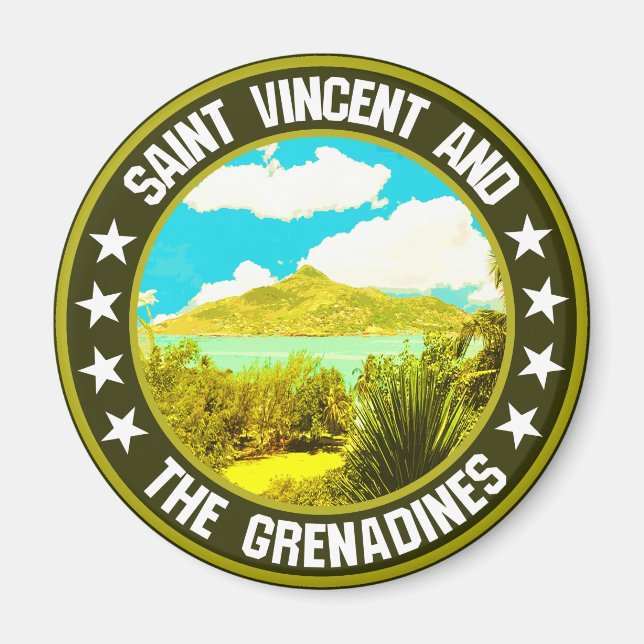 Saint Vincent and the Grenadines                   Magnet (Front)