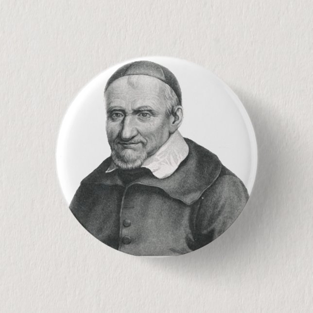 Saint Vincent de Paul 3 Cm Round Badge (Front)