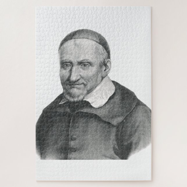 Saint Vincent de Paul Gentle Mercy Art Jigsaw Puzzle (Vertical)