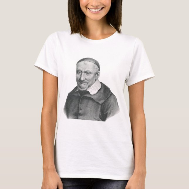 Saint Vincent de Paul Gentle Mercy Art T-Shirt (Front)