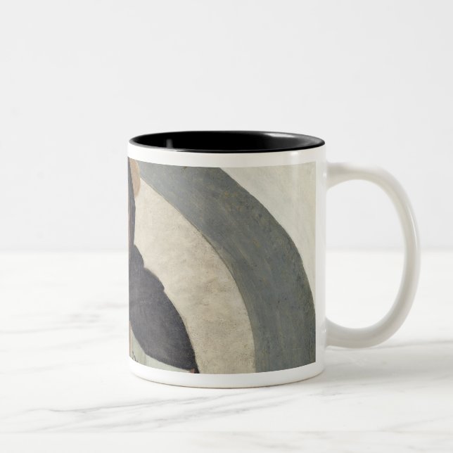 Saint Vincent Ferrer (fresco) Two-Tone Coffee Mug (Right)