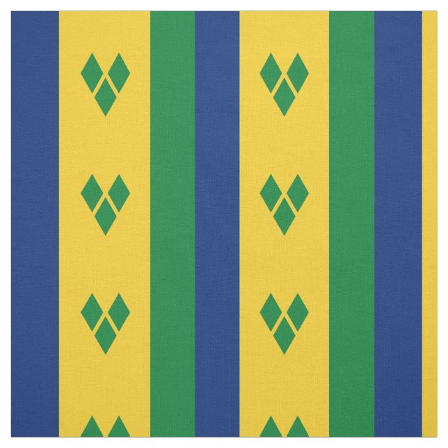 Saint Vincent Flag Fabric (Swatch)