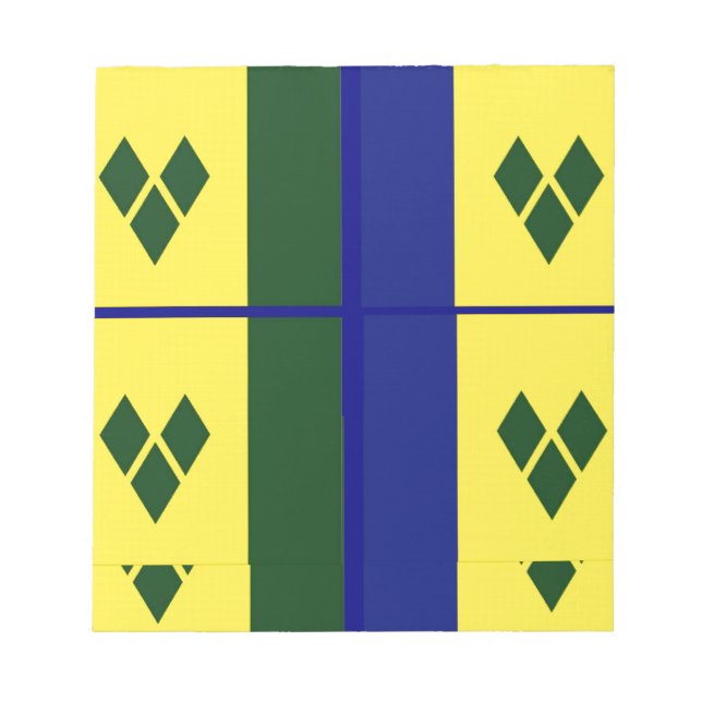 Saint vincent flag notepad (Front)