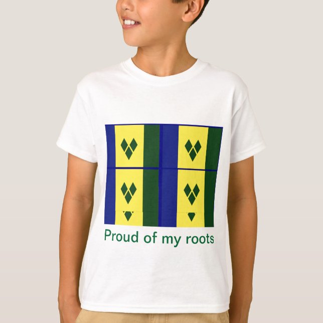 Saint vincent flag T-Shirt (Front)