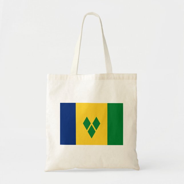 Saint Vincent Flag Tote Bag (Front)