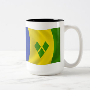 Saint Vincent Grenadines Flag Mug