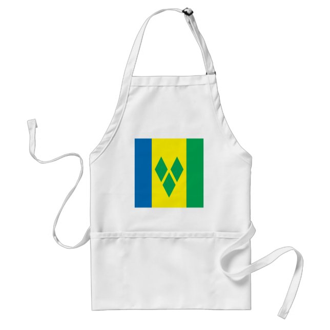 Saint Vincent High quality Flag Standard Apron (Front)