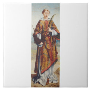 Saint Vincent of Saragossa Ceramic Tile