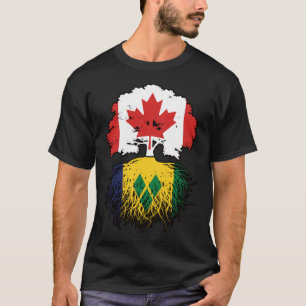 Saint Vincent Vincentian Canadian Canada Tree Root T-Shirt