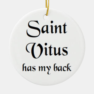 saint vitus coffee mug ceramic ornament