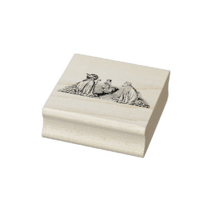 Saint Zenobius of Florence bishop Rubber Stamp