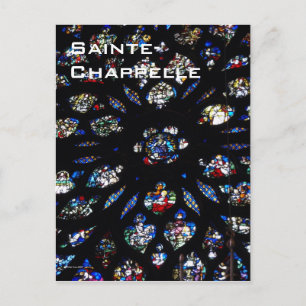 Sainte-Chappelle Rose Window Postcard