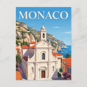 Sainte-Dévote Church Monaco Postcard