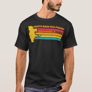 SainteAnnedesPlaines Quebec Canada Vintage Distres T-Shirt