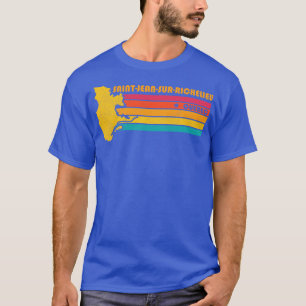 SaintJeansurRichelieu Quebec Canada Vintage Distre T-Shirt