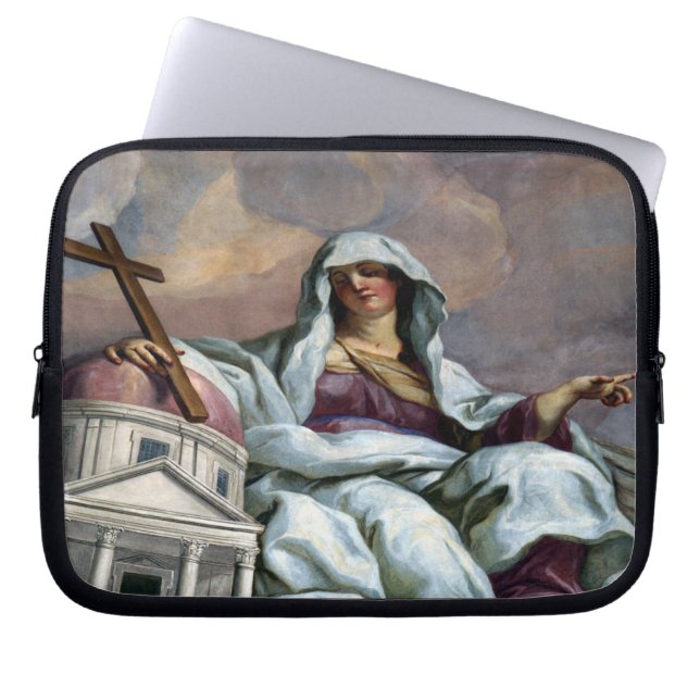 saintly cross laptop sleeve (Front)