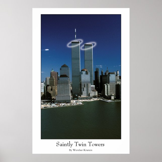 Saintly Twin Towers Poster (Front)