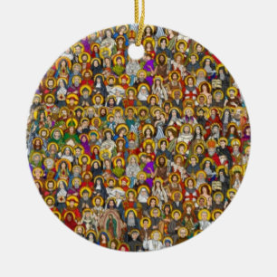 Saints, All saints, Catholic Saints Ceramic Ornament