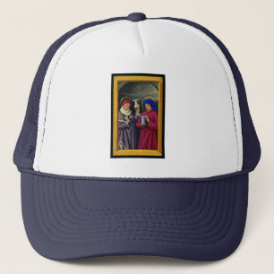 Saints Cosmas and Damian by Jean Bourdichon Trucker Hat