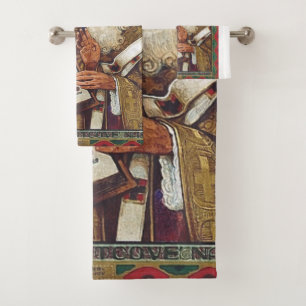 Saints Cyril and Methodius Patrons of Europe Bath Towel Set