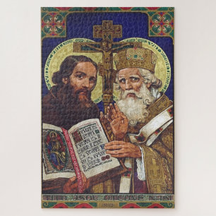 Saints Cyril and Methodius Patrons of Europe Jigsaw Puzzle