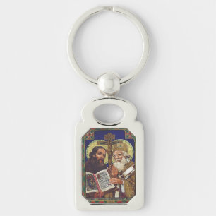 Saints Cyril and Methodius Patrons of Europe Key Ring
