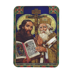 Saints Cyril and Methodius Patrons of Europe Magnet